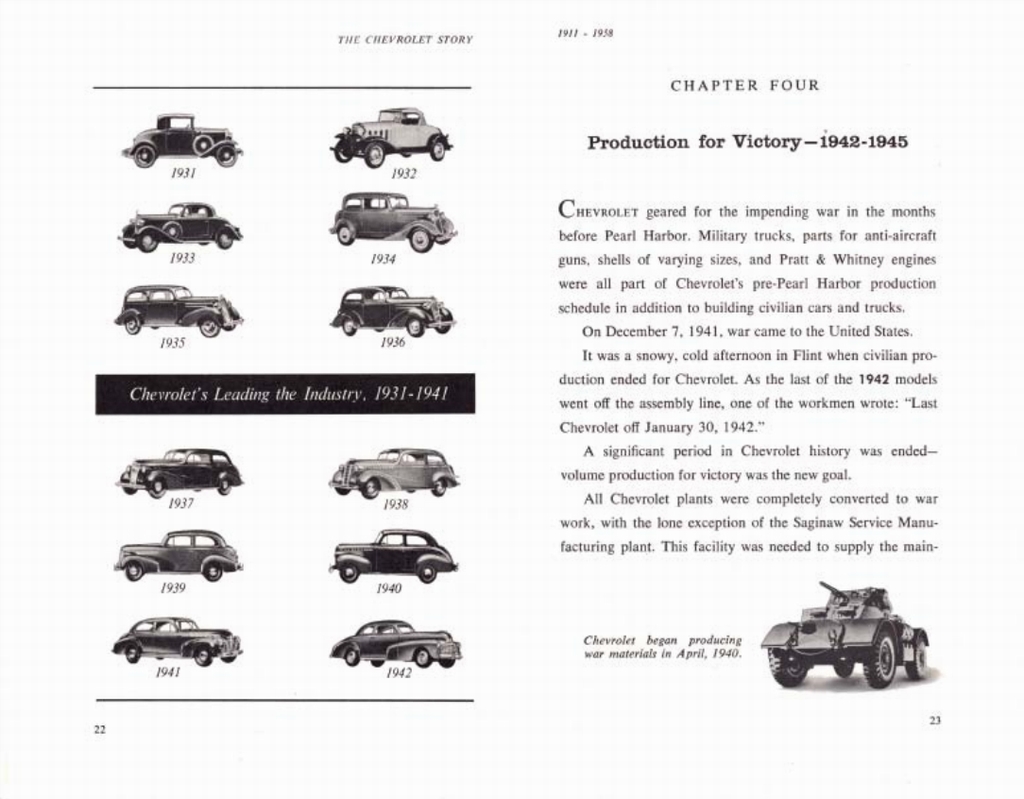 The Chevrolet Story - Published 1958 Page 16